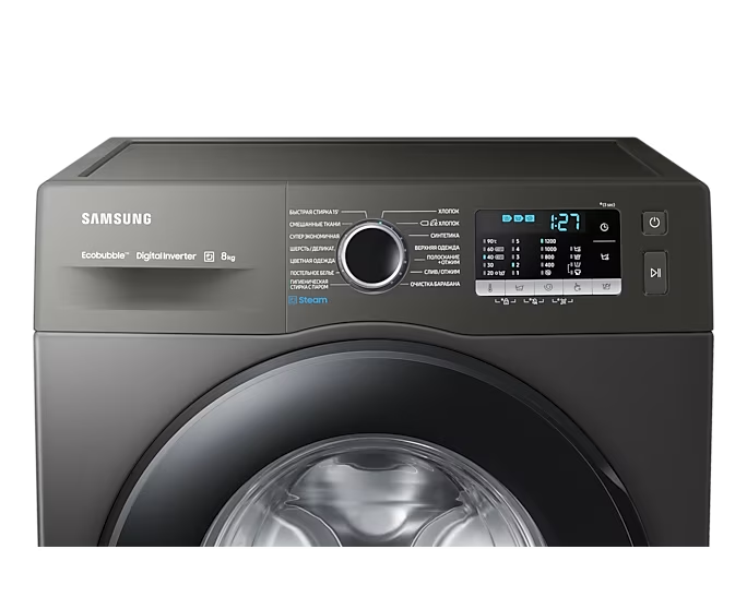 Стиральная машина Samsung WW80AAS22AX, серебро
