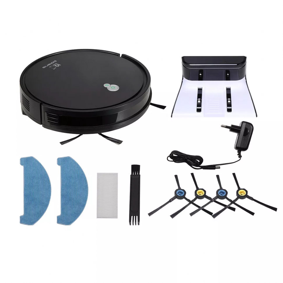 Робот-пылесос Polaris PVCR G2 1226 Wi-Fi IQ Home Black