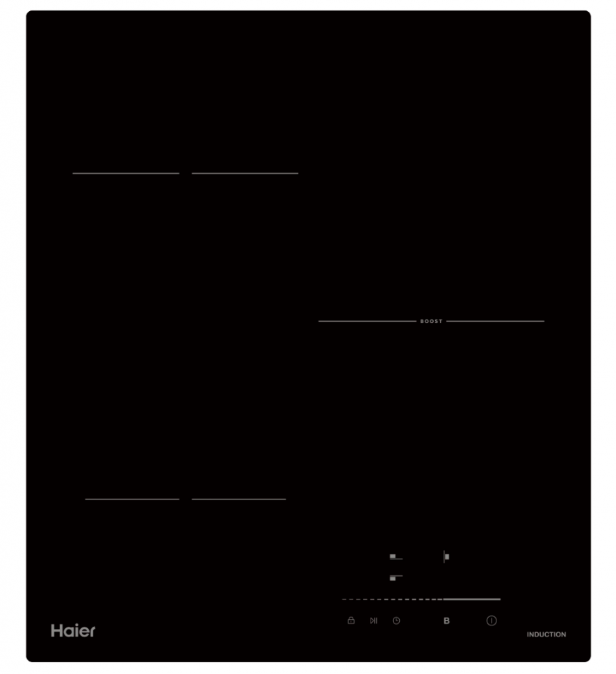 Индукционная варочная панель Haier HHK-Y53TTB, черный