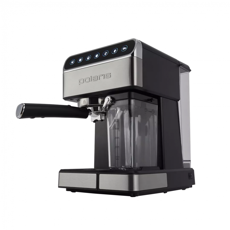 Кофеварка рожковая Polaris PCM 1535E Adore Cappuccino, черный