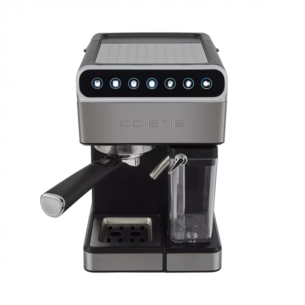 Кофеварка рожковая Polaris PCM 1535E Adore Cappuccino, черный