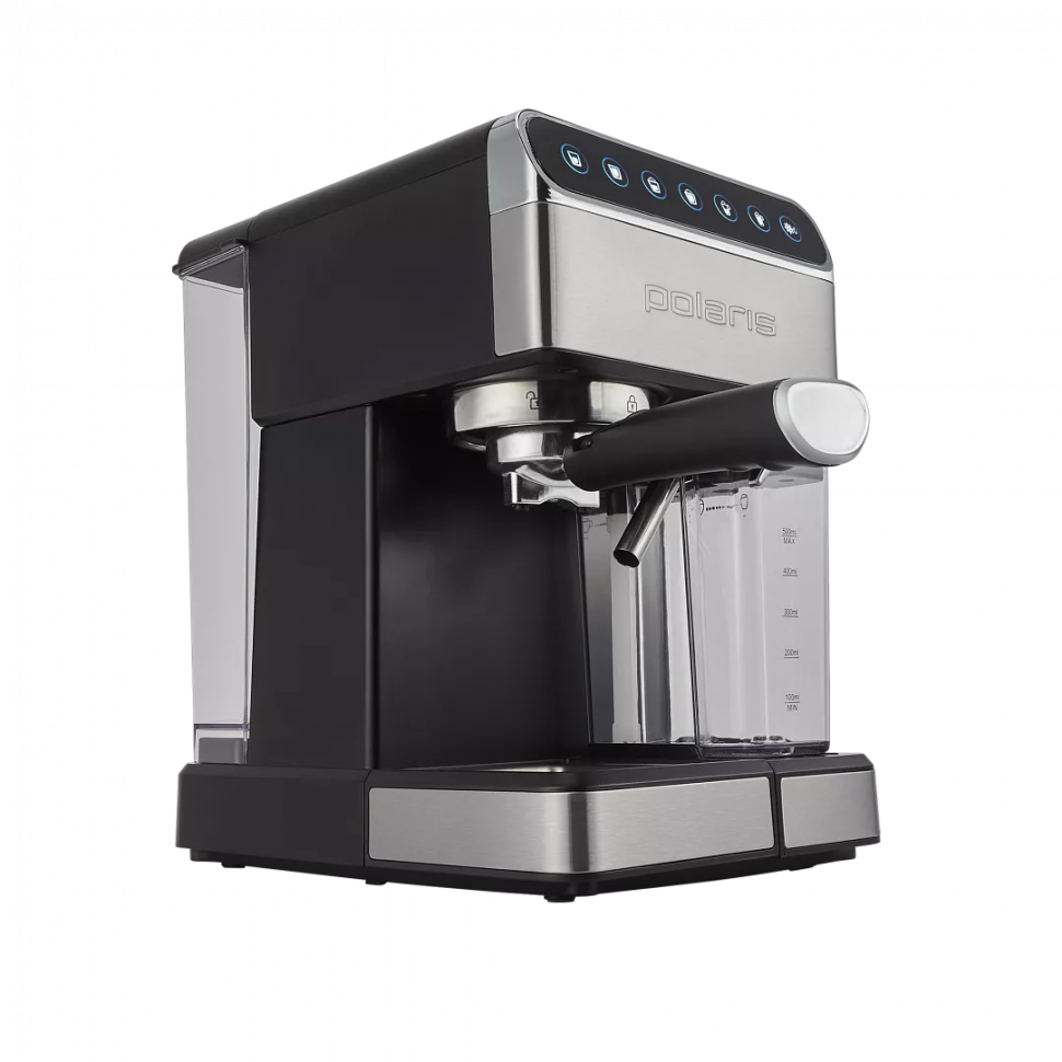 Кофеварка рожковая Polaris PCM 1535E Adore Cappuccino, черный