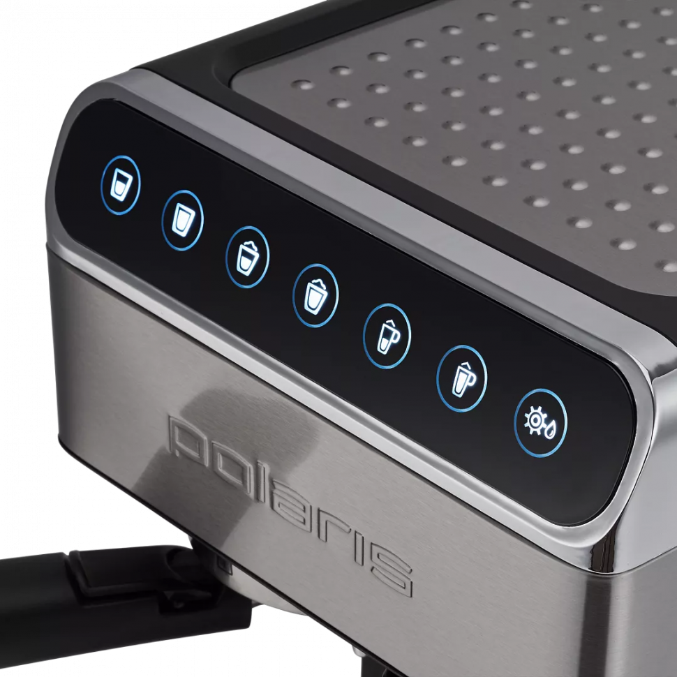 Кофеварка рожковая Polaris PCM 1535E Adore Cappuccino, черный