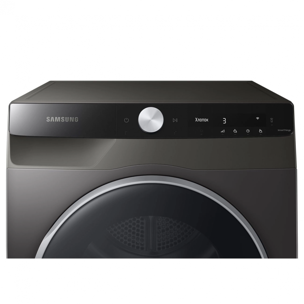Сушильная машина Samsung DV90T8240SX, серый/черный