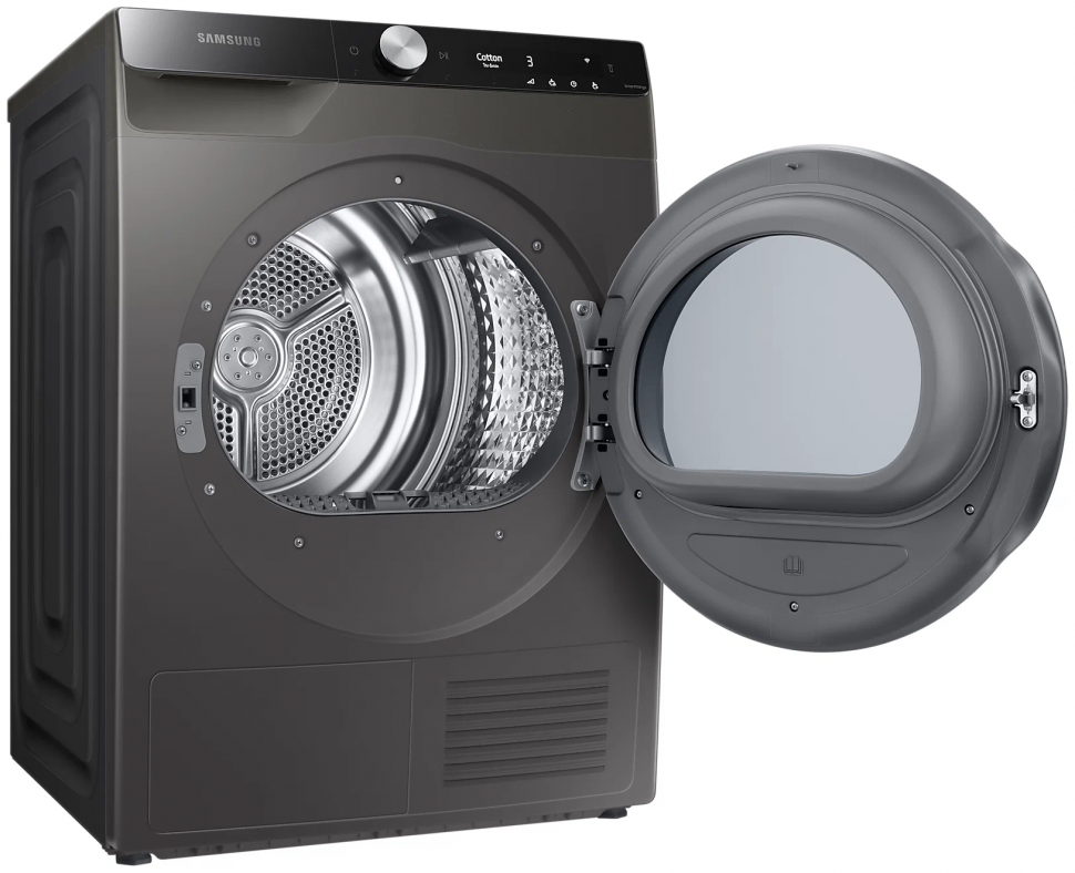 Сушильная машина Samsung DV90T8240SX, серый/черный