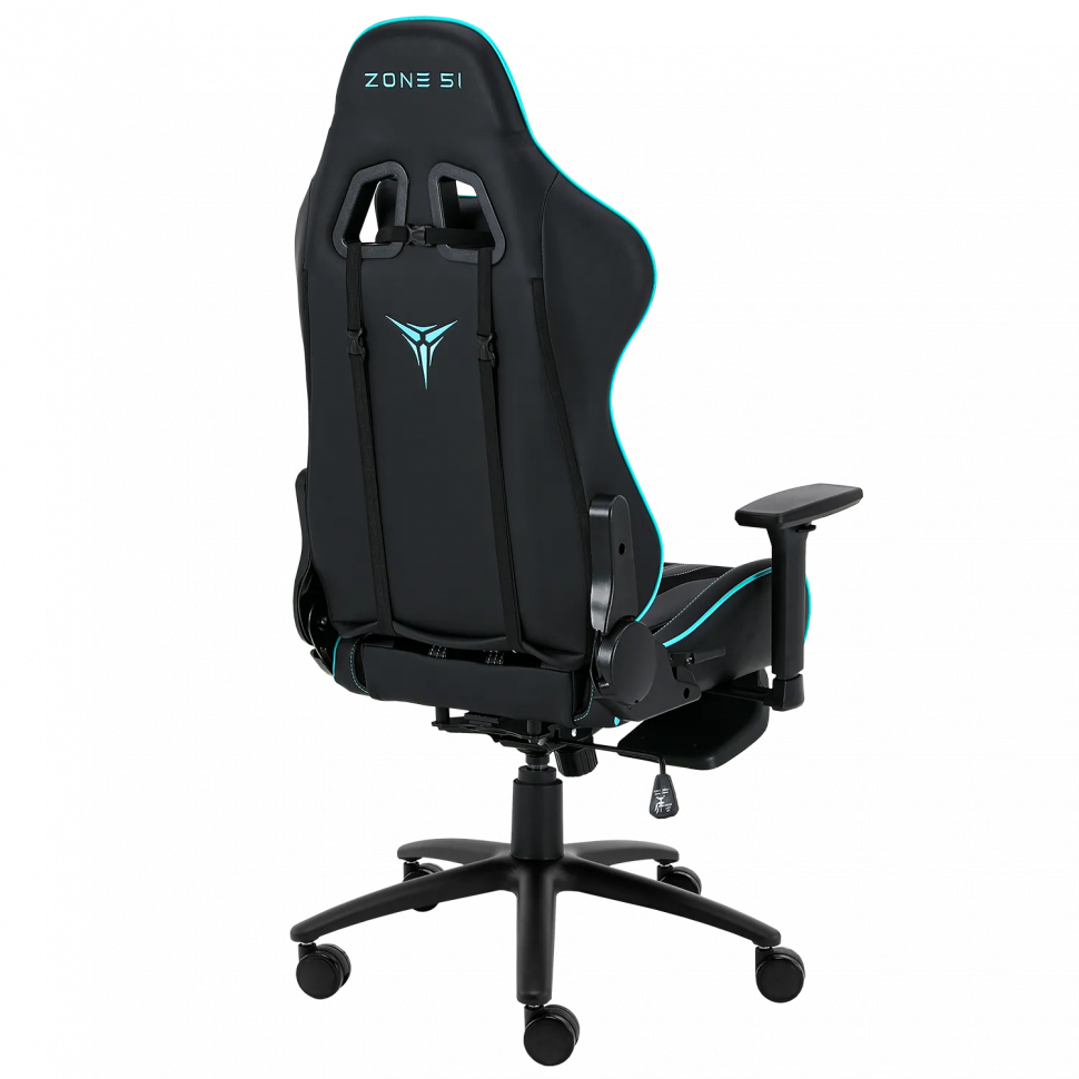 Кресло компьютерное игровое ZONE 51 GRAVITY PLUS, черный/бирюзовый