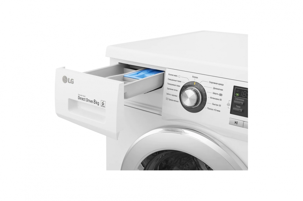 Стиральная машина LG F-1096TD3, белый