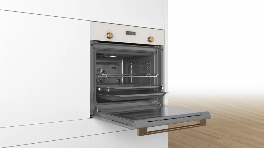 Электрический духовой шкаф Bosch HBJN17EW0R, бежевый