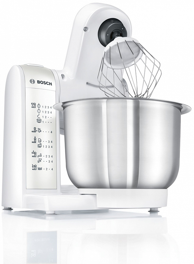 Кухонный комбайн Bosch MUM4875, 600 Вт, белый