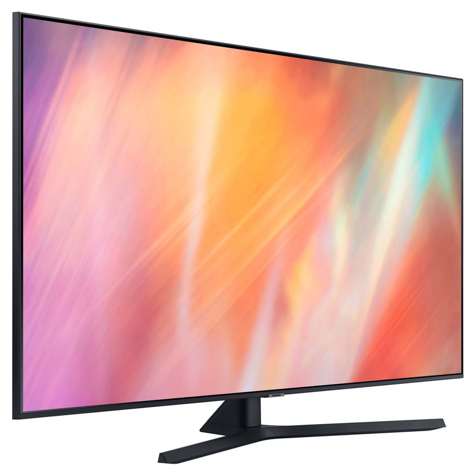 55" Телевизор Samsung UE55AU7500U LED, HDR (2021), черный