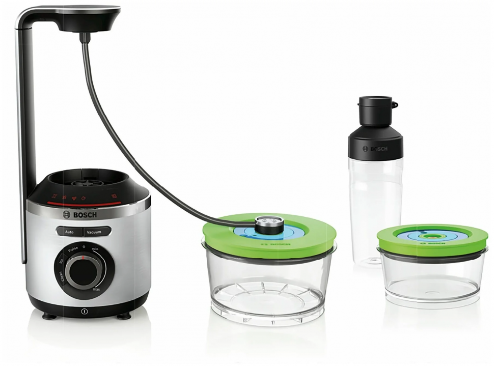 Стационарный блендер Bosch MMBV625M VitaMaxx, серебристый/черный