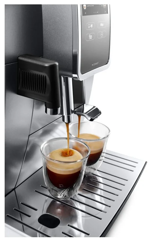 Кофемашина De'Longhi Dinamica ECAM 370.85, серебристый/черный