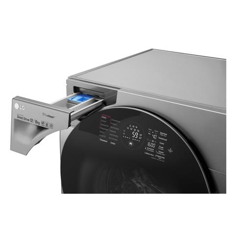 Стиральная машина с сушкой LG FH6G1BCH6N, серебристый