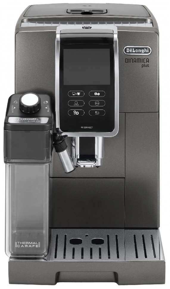 Кофемашина De'Longhi Dinamica ECAM 370.95 T, титан
